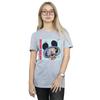 Disney Womens/Ladies Mickey Mouse Under Water Cotton Boyfriend T-Shirt