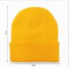Fashion Men's And Women's Autumn Winter Cute Hat Girls Autumn College Style Warm Solid Color Embroidered Knitted Casual Cap