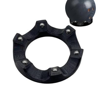 Kuleholder for bowlingkule 360 graders rotasjon Rengjøringsstativ Roterende kulekopp Poleringspute, Vedlikeholdsverktøy for overflaten på bowlingkulen