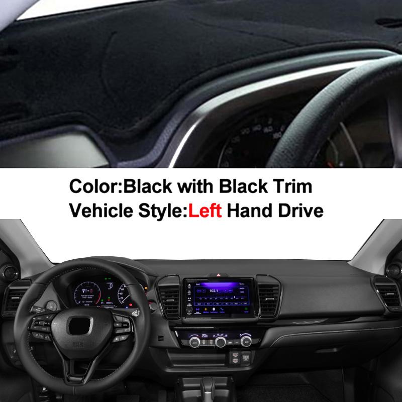 

Внутренняя крышка приборной панели автомобиля DashMat коврик для Honda City 2022 -ON коврик анти-УФ солнцезащитный козырек Black LHD