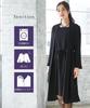 lightweight dress sizes [Nissen] [Mourning/Formal Clothes] Washable, wrinkle-resistant, ensemble, open-front <large available>