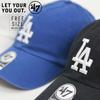 47 Brand Men's CLEANUP LA Los Angeles Dodgers Casual Cap, Black