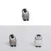 Handmade Wooden Penguin Figurine Office Desk Decor Modern Style For Birthday Gift