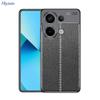 Suitable for Redmi Note13 Lychee Pattern TPU Mobile Phone Case Poco X6Pro All-inclusive Business Leather Pattern Anti-drop Case