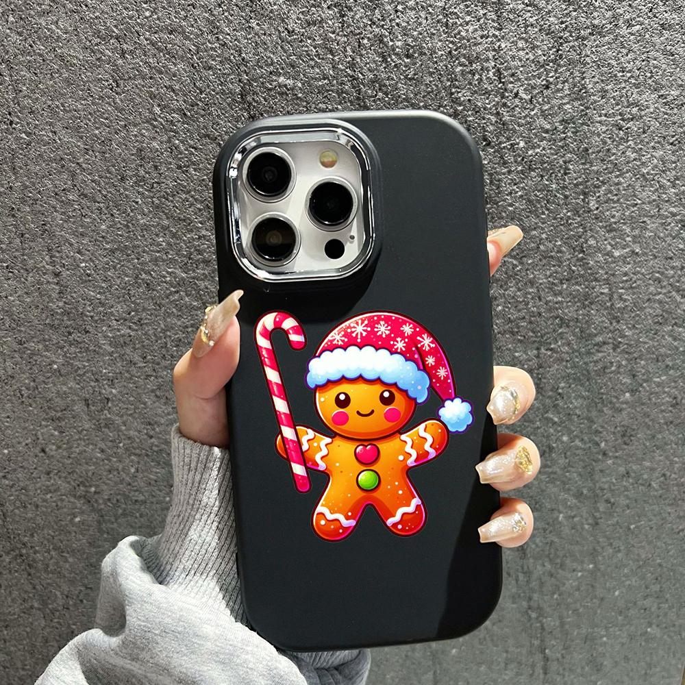 N100 Веселые рождественские мягкие чехлы для телефонов iPhone 15 16 Pro Max Xiaomi 11 — фото 8