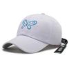 Hat Spring and Autumn New Embroidery Ribbon Baseball Cap Personalized Peaked Hat Outdoor Sun Hat Travel Hat Couple Hat