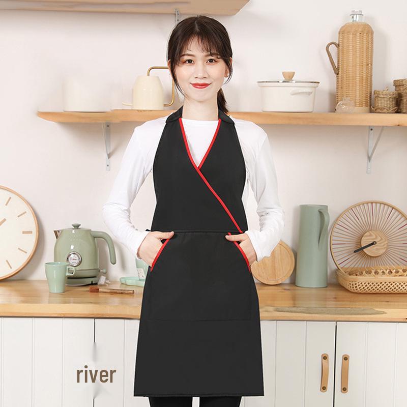 

Korean-Style Apron: Cute Fashion for Maternity, Baby, Nail Art, and Coffee Shop Waiters - Custom Logo Available One size: 83*67CM