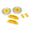 2pcs RC Brake Disc RC Simulation Aluminum Wheel Brake Discs for TRAXXAS TRX4 TRX6Yellow