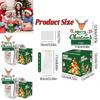Red Santa Claus Pattern Paper Gift Box For Christmas Surprises And Gift Exchange
