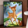 Disney Diamond Art Painting Kit 5D Bambi and Friends Diamond Painting Dot Art Kit Home Wall Decor