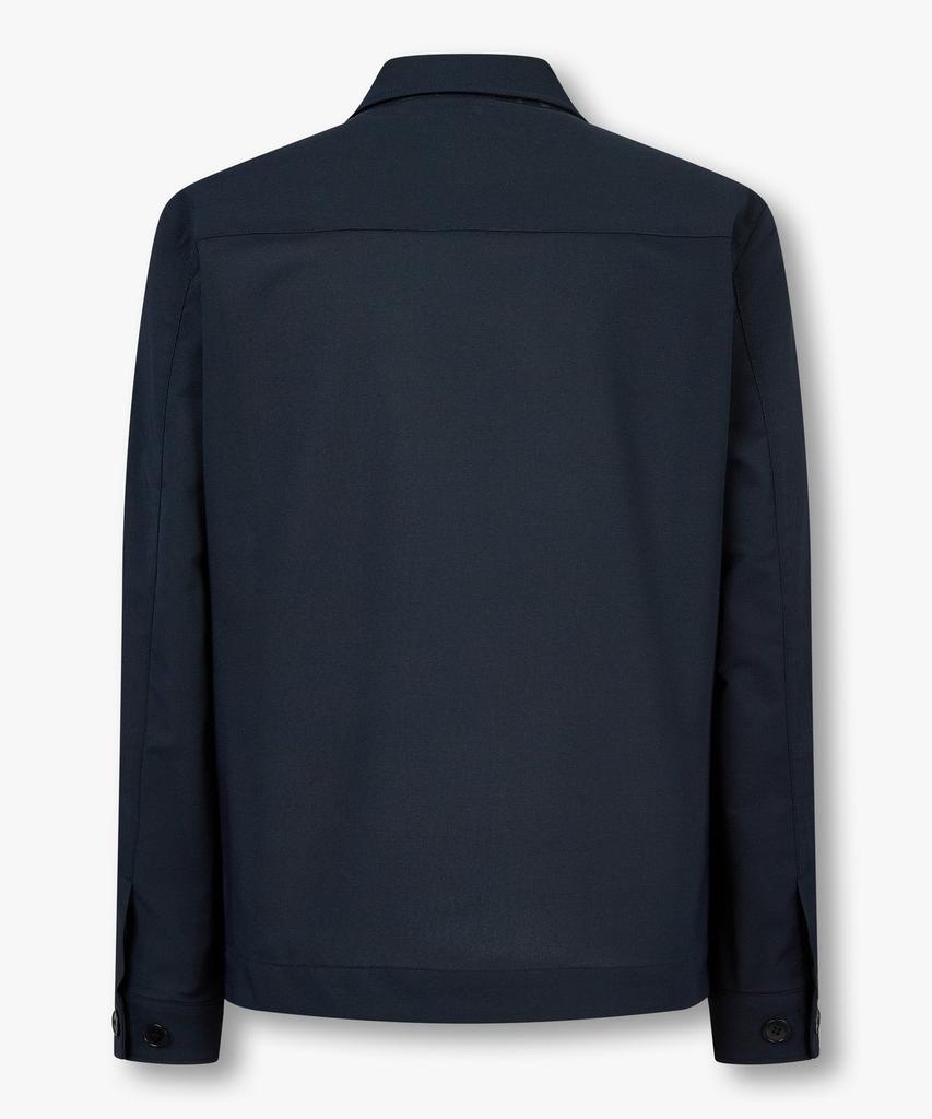 Man On The Boon Patch Pocket Shirt-Style Blouson Jacket_Navy 4714109004