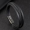 JYL TS Bracelet Men's Leather  Simple Design Promotes Comfort