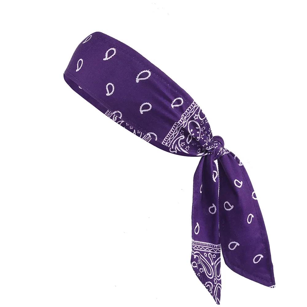 1pc Multicolor Headband Elastic Sports Sweatband Athletic Headband Men Women Gym Fitness Yoga Protection Scarf Hair Band Bandage