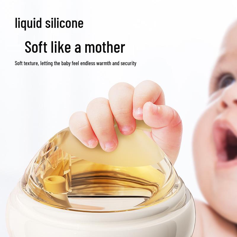 Anti-Colic High Borosilicate Glass Baby Bottle for Newborns (0-6 Months)