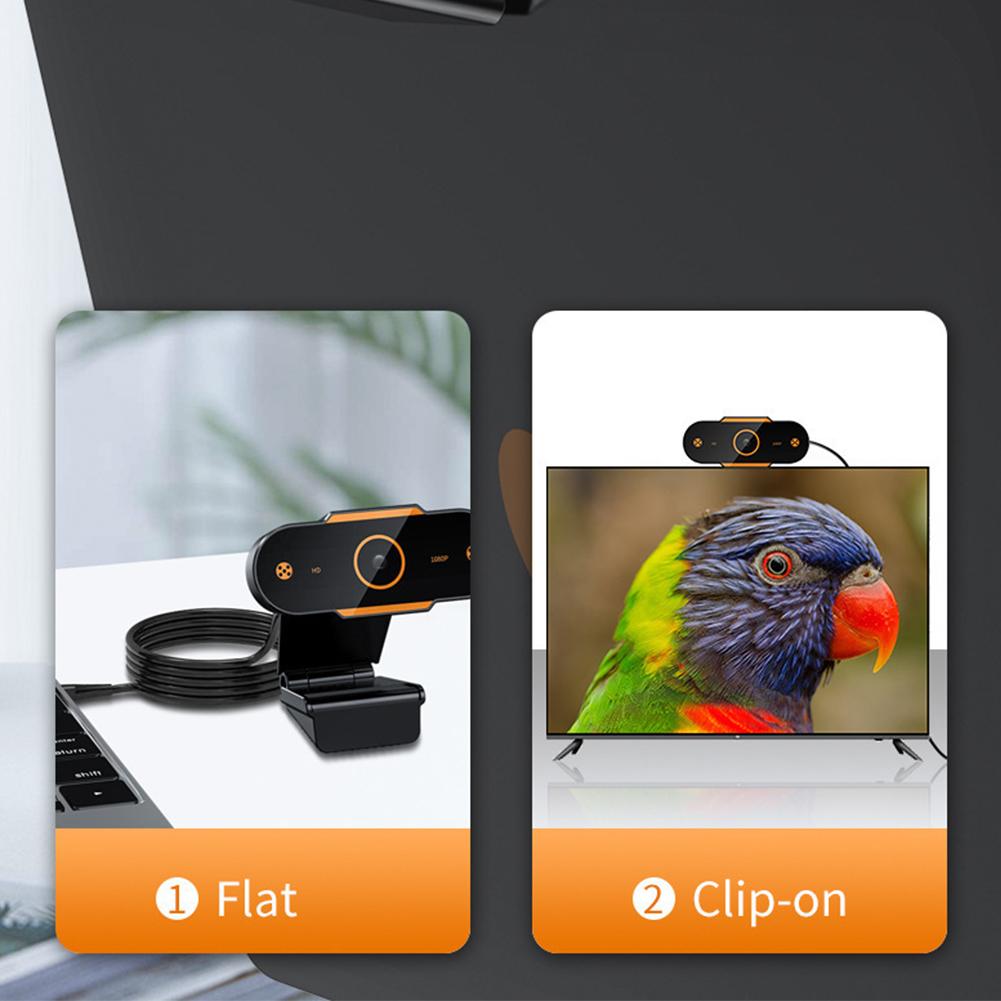 4K-480P HD Webcam Camera Auto Focus Webcam CMOS USB Computer PC Camera with Mic for Video Calling Network Teaching Office Meeting