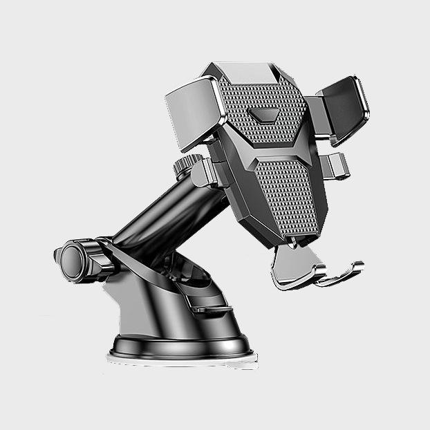 

Автомобильный держатель для телефона на присоске, подставка-крепление, кронштейн для GPS-навигации, присоска, поддержка смартфона/мобильного телефона в автомобиле для iPhone чёрный