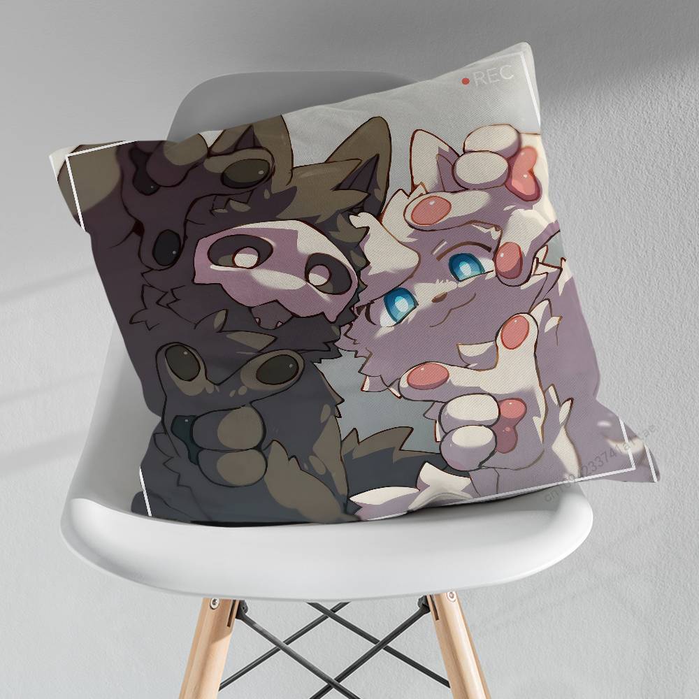 Furry Art PPuro CChanged Pillow Case For 30x30cm45x45cm55x55cm For Home Bedroom Decoration And Protector