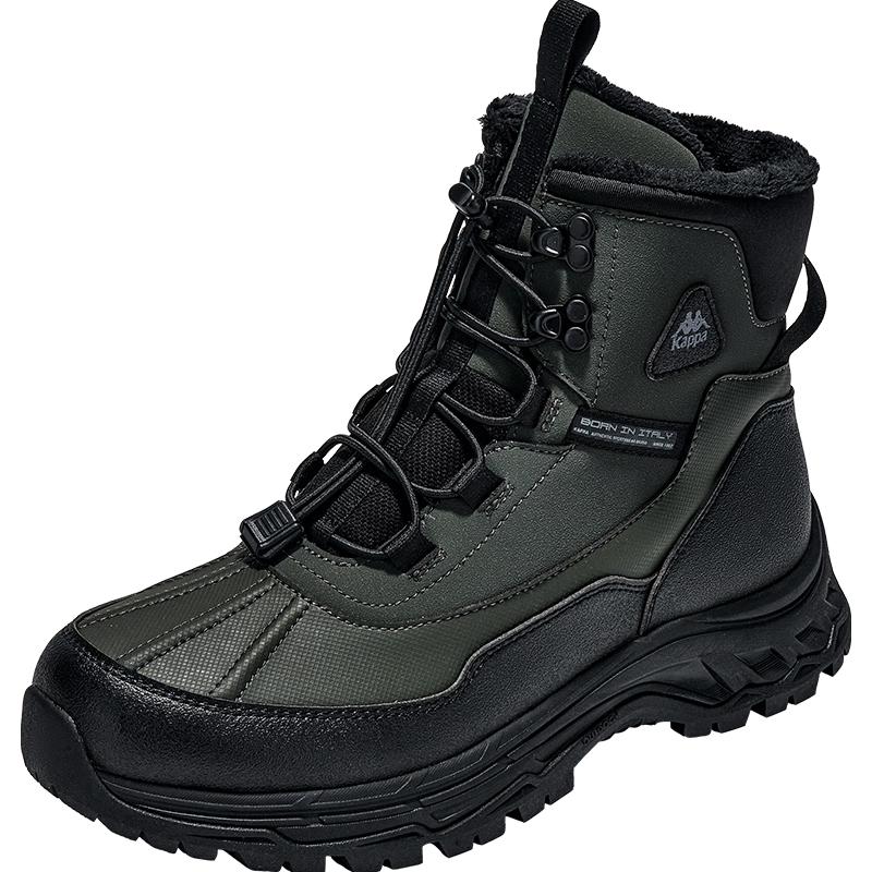 Kappa Unisex Plush-Lined High-Top Winter Boots EUR 40