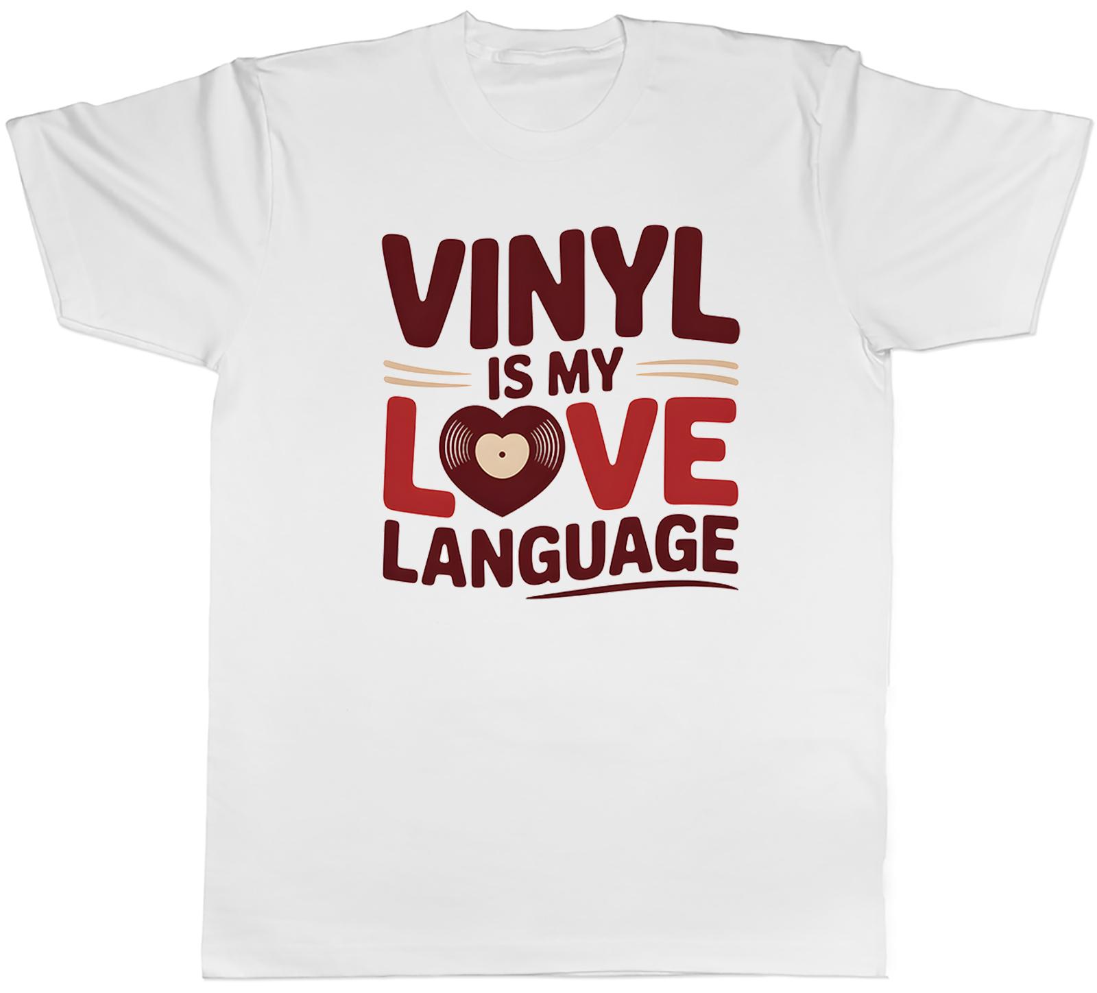 Vinyl is my Love Language Unisexs TShirt Tee Gift Top S