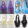80cm Long Wavy Wig In Vibrant Colors High Temperature Fiber Ideal For Cosplay Events