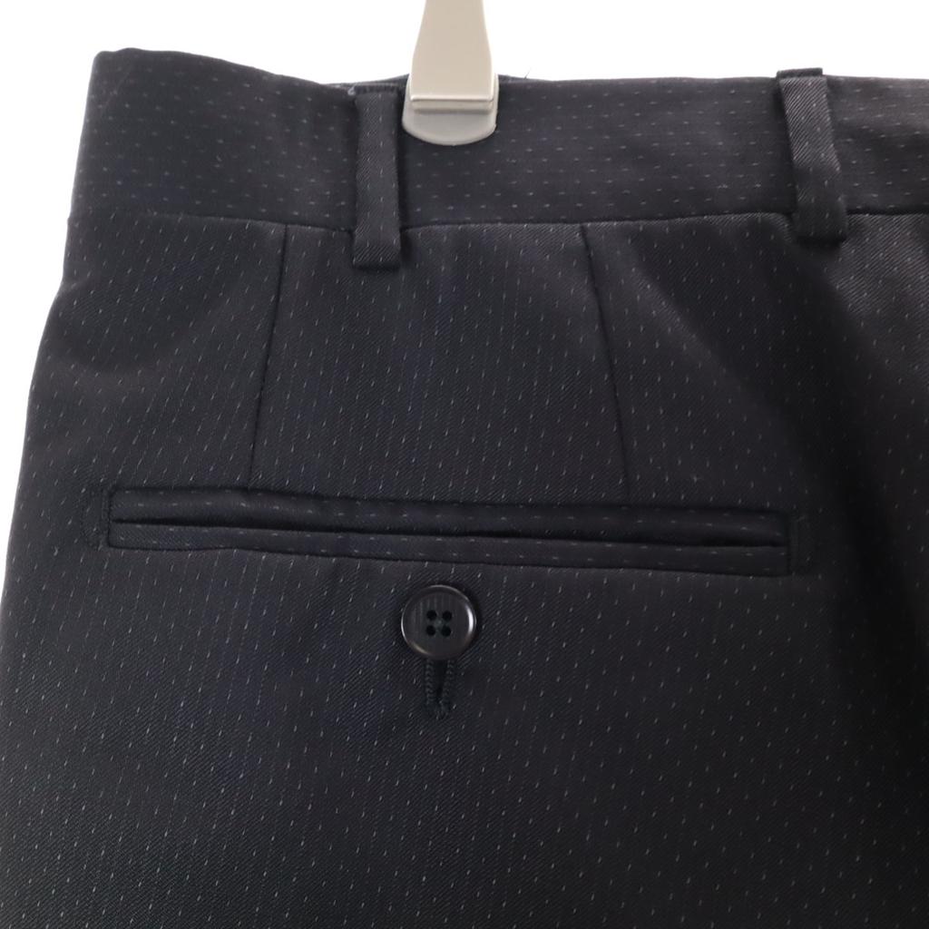 Emporio Armani Stripe Pants Suit Setup 48 Black Series Men's Used