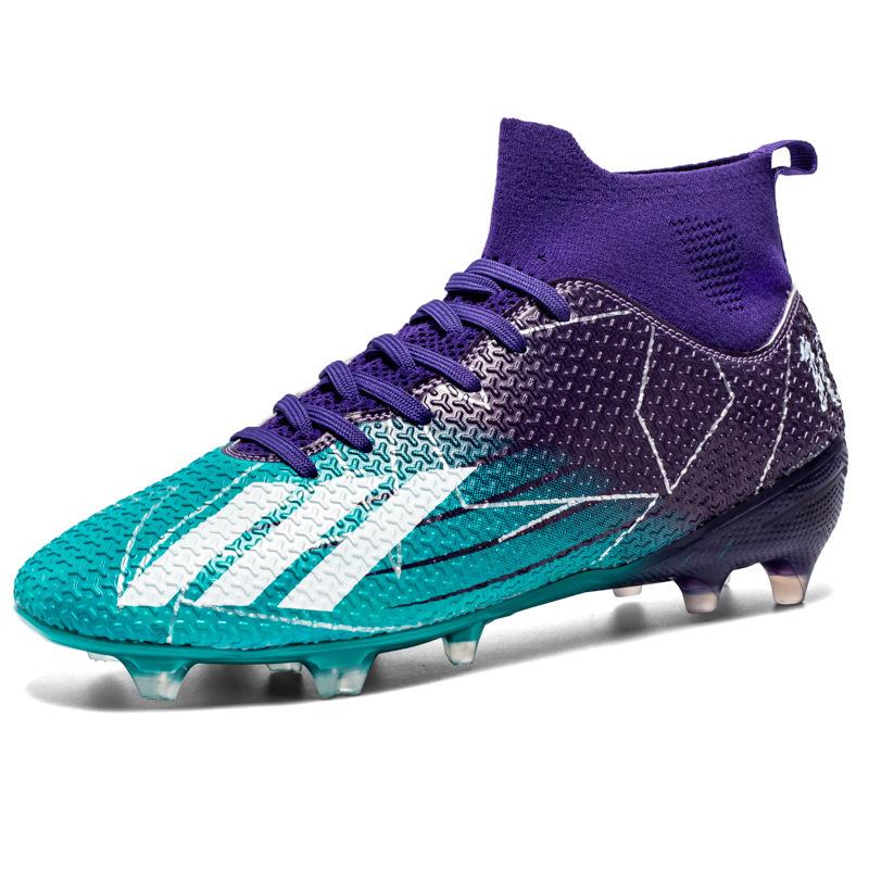 Broken Long Nails High-Top Football Shoes Men S Nails Student Sports Socks Youth Sports Shoes Men S Shoes Professional Combat 34