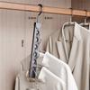 Space Saving Lightweight Garment Rack 6/8 Hooks For Scarves Ties Towels Foldable Storage Solution Closet Essential
