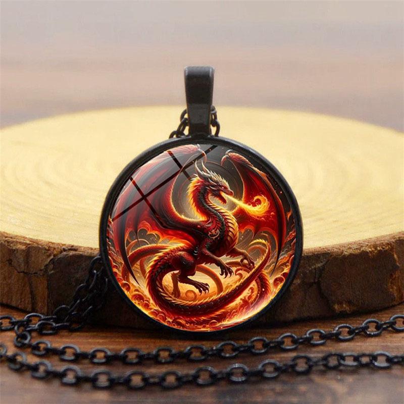 Fire-breathing Pterosaur Time Women's Jewelry Fashion Retro Pendant Necklace
