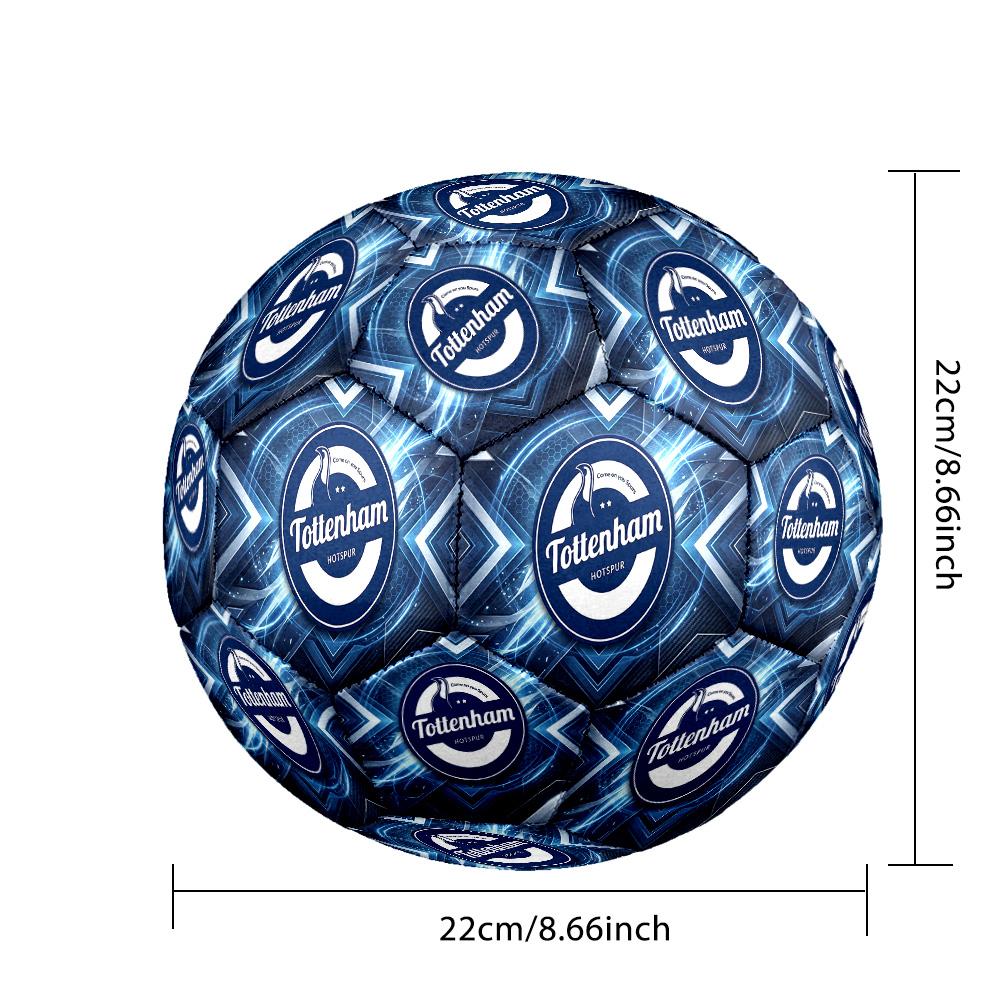 Pallone da calcio Tema Tottenham Hotspur Taglia 5 Pallone da calcio Tocco Morbido Pallone da calcio Professionale per Allenamento per Sport all'Aperto