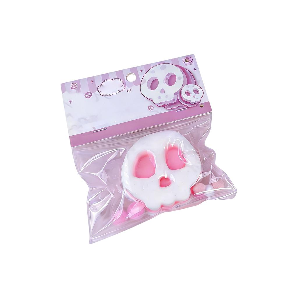 Taba Squishy Kawaii Hexoween Gift Funny Cartoon Skull Three Layers Thick Biscuit Fidgeting Kids Toys Adult Funny Holiday Gifts