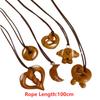 Bread Food Bread Pendant Necklace Alkaline Water Croissant Necklace Fashion Versatile Pendant