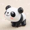 8 Three-dimensional Creative Small Cute Plastic Panda-shaped Figurines and Micro-landscape Decorative Figurines