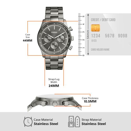 Fossil Sullivan BQ2854 Men's Smoke Watch