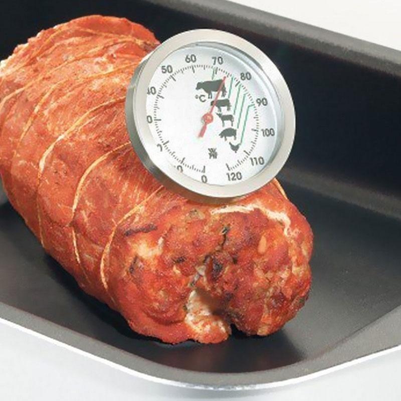 Kapesní teploměr z nerezové oceli pro grilování masa