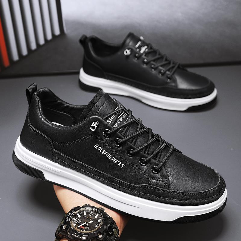 2024 Summer Men Shoes Casual Outdoor Running Male Sneakers Leather Loafers Platform Fashion Luxury Student Tennis Trainers