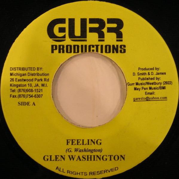 

7inch Record GLEN WASHINGTON / MARLON BRANDO - Feeling / Telegram NONE Gurr Production 2001 Jamaica Reggae, Ska & Dub Used
