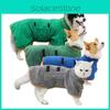 Roupão de Banho para Cães Estilo Casual Ultra-absorvente Para Limpeza Fácil Roupão de Banho para Animais de Estimação Atacado