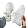 New Autumn Breathable Mesh Casual Thick-soled Little White Heightening Sports Dad Trendy Shoes