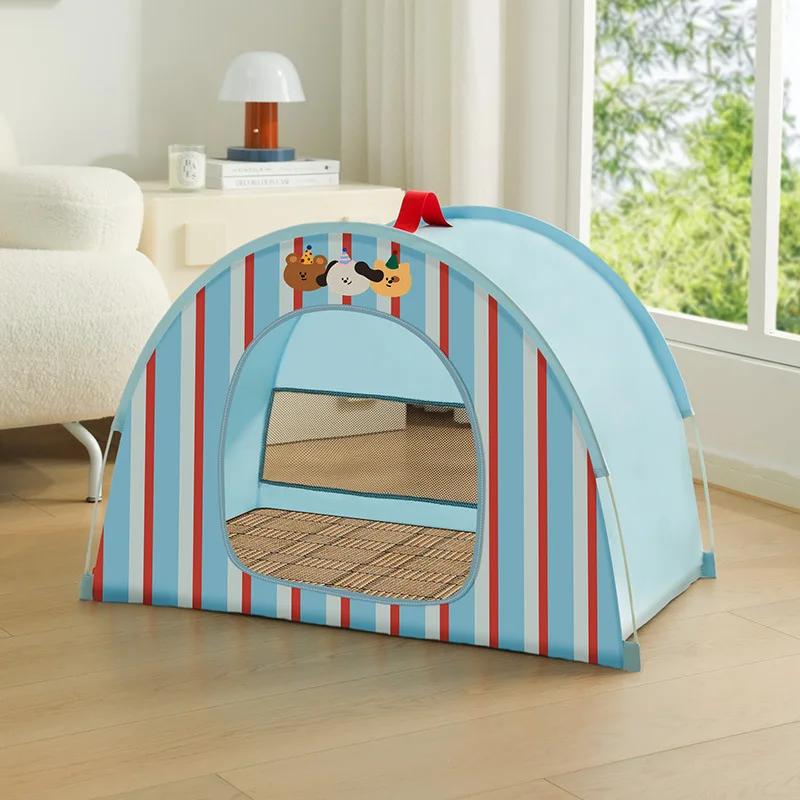 

Tent Sle Dog Bed Secure Sp House for Small to Medium Dogs And s Pet Se Summer Cool Mat Four Seasons Universal 57 38 44
