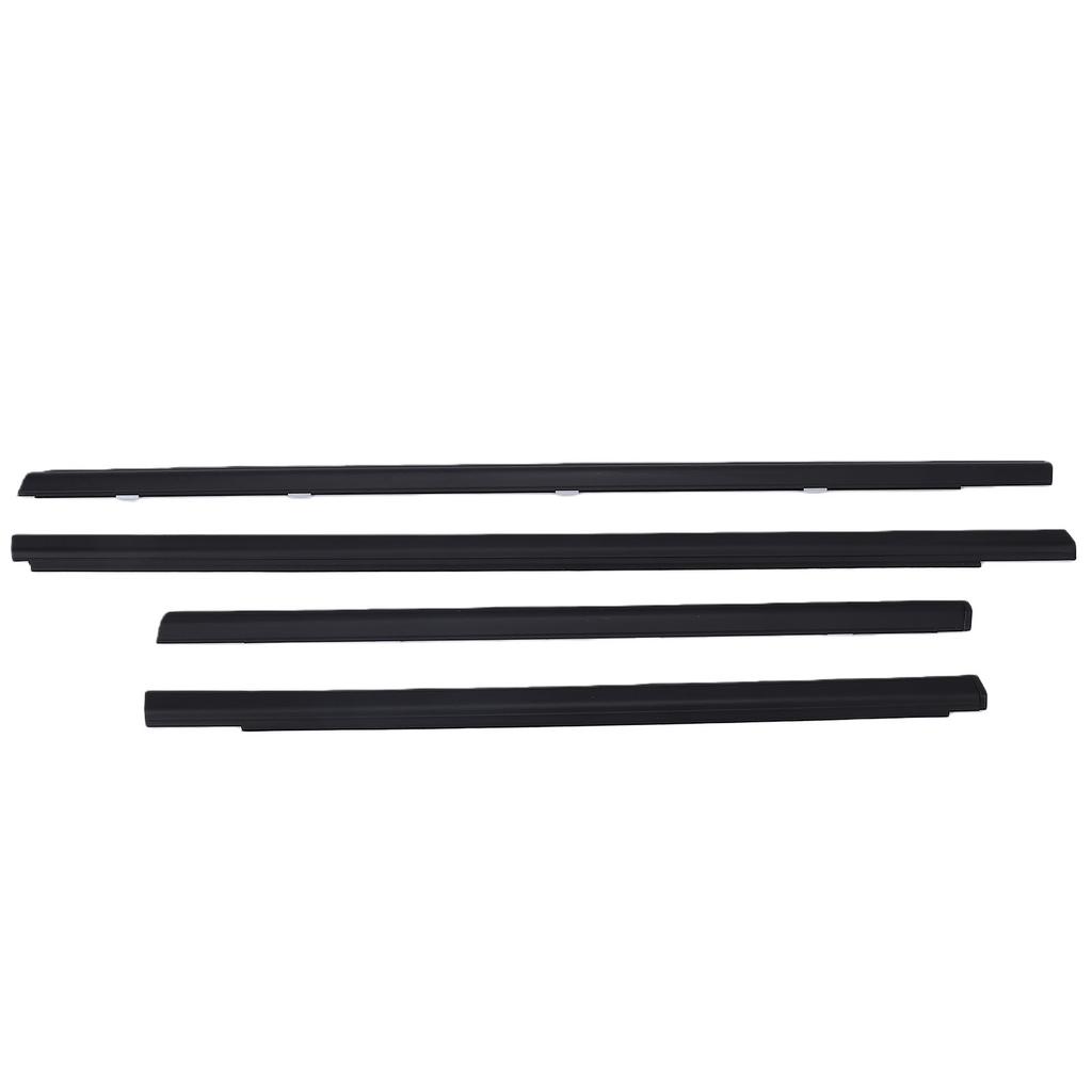 4pcs Car Window Weather Strip Replacement for Sentra 2001 2006 Windproof Rainproof Automotive Weather Rubber Seal Strip