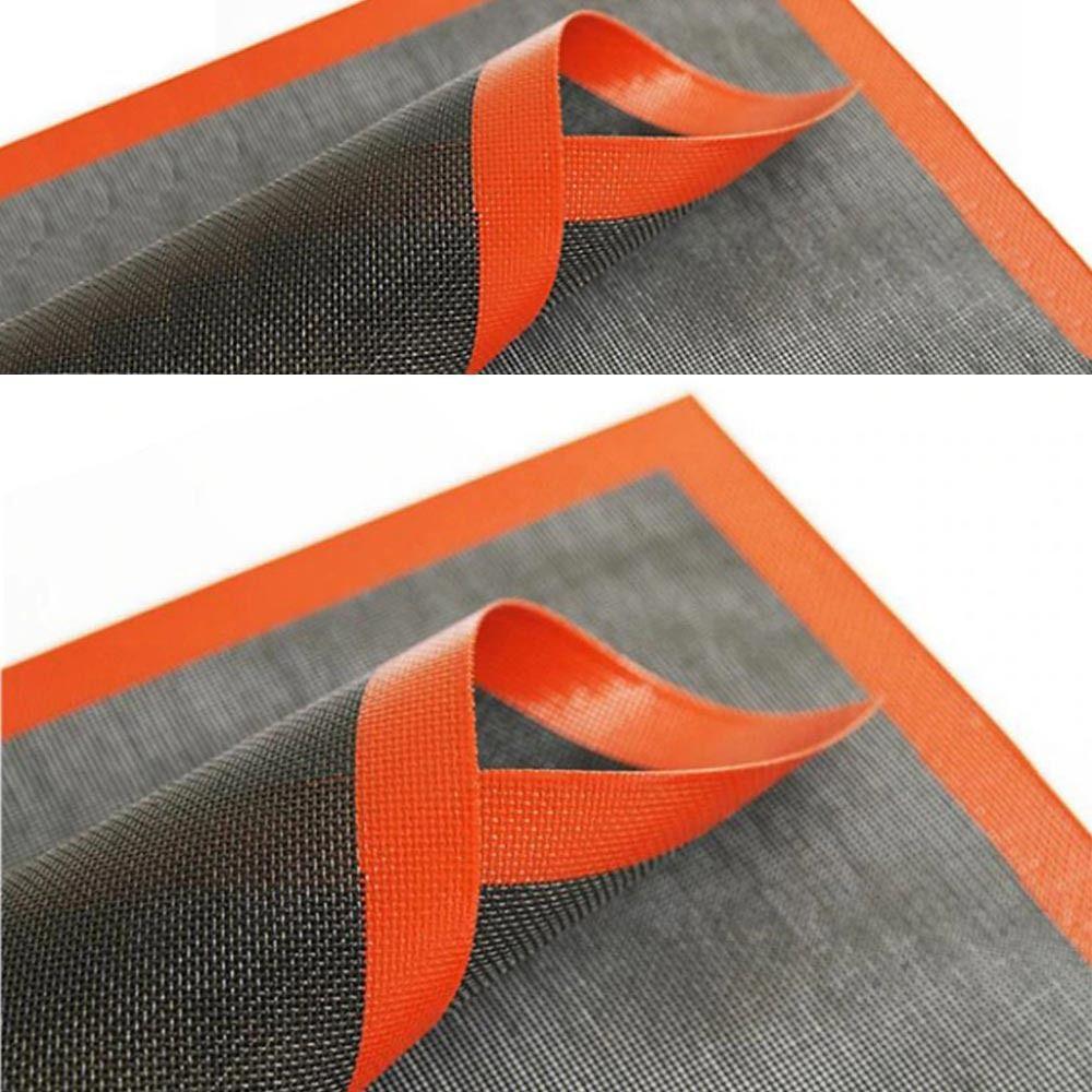 1/2Pcs Heat-resistant Perforated Silicone Baking Mat Rolling Dough Mat for Cookie /Bread/ Macaroon