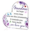 2D Flat, 1pc, Grandma Gift, Thoughtful Acrylic Gift for Grandma, Birthday Gift for Grandma On Mother's Day, Christmas and Thanksgiving Gift for Grandd