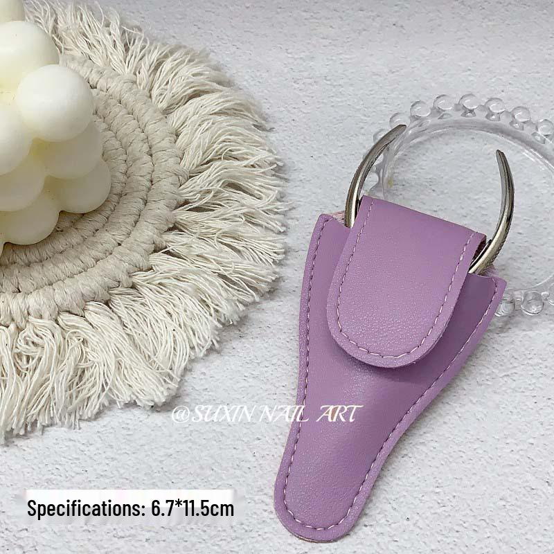

Cuticle Nipper Set with Protective Cover & PU Leather Storage Bag - Drop-proof & Wear-resistant