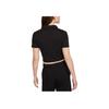 New Nike Sportswear Essentials Series Polo Shirt Women's Black DV7885-010