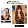 Ladies' Bangs Wig Brown Gold Gradient Fashion Layer Long Hair Natural Daily Full Head Set Synthetic