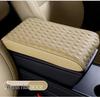 Diamantová Nappa kůže Podložka loketní opěrky do auta - Paměťová pěna, Protiskluzová, Odolná proti opotřebení, Univerzální pro všechna roční období.