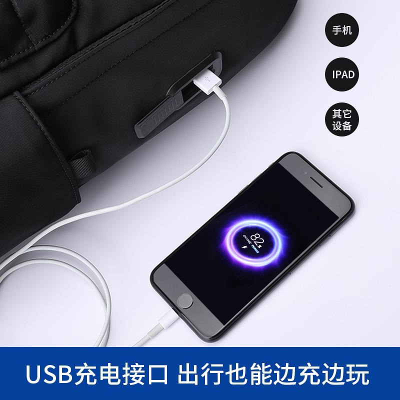 Lightweight And Fashionable Computer Schoolbag, Junior High School College Student Backpack, Male Backpack, Large-Capacity Canvas Bag.