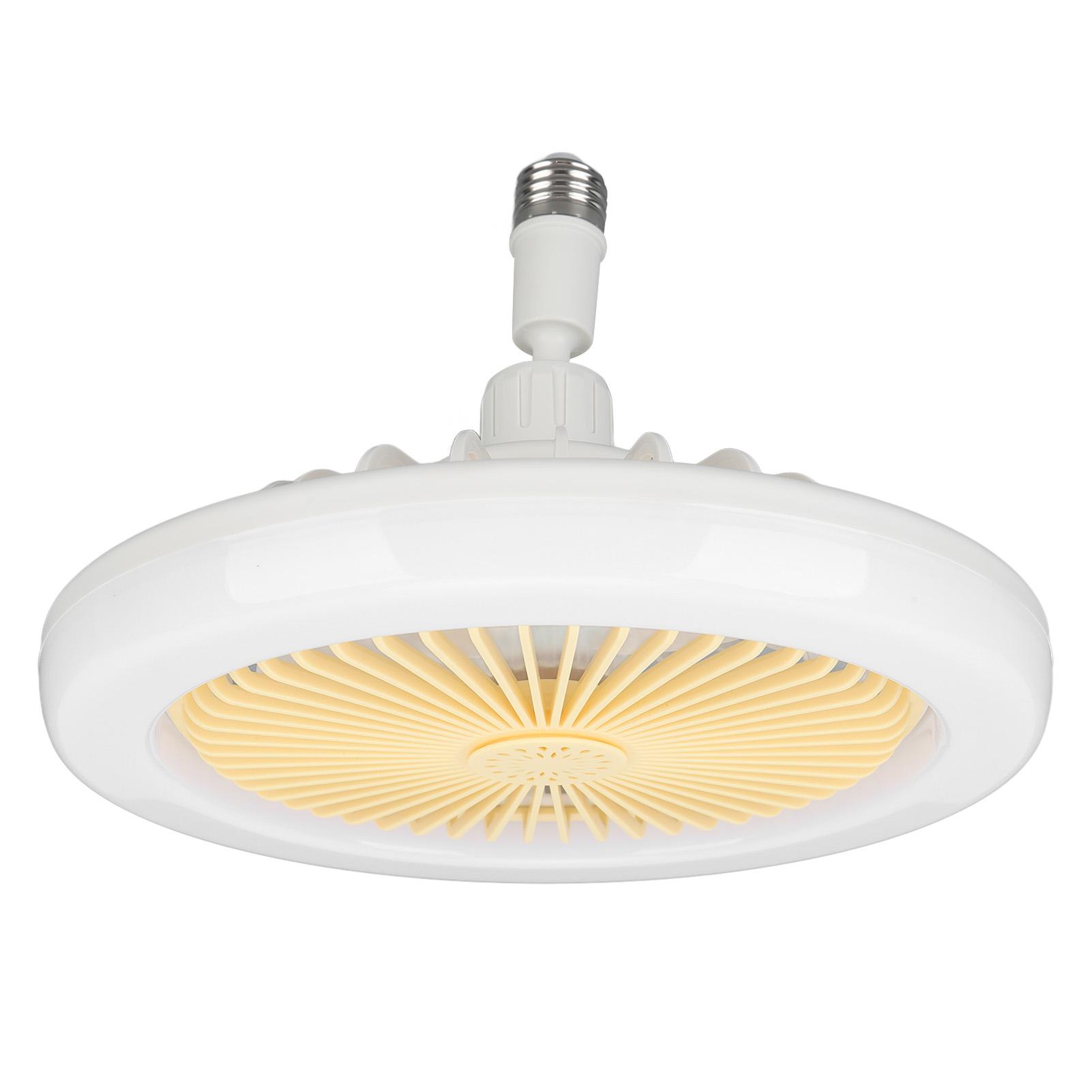 

30W Light Fan 9.8in Small Aromatherapy Noiseless Ceiling Fan Light E27 LED Fan Light 86‑265V