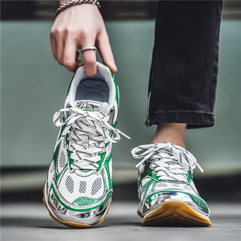 Youth Adult Fashion Trend Mesh Men's Shoes Retro Outdoor Leisure Sports Shoes Running Shoes