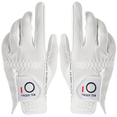Golf Gloves Men's Suede-like Synthetic Leather Fiber Cloth Mesh Material